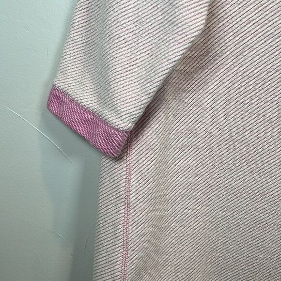 Soft Surroundings Striped Pink Cotton Shirt Size XL 2FW06 - Picture 4 of 10